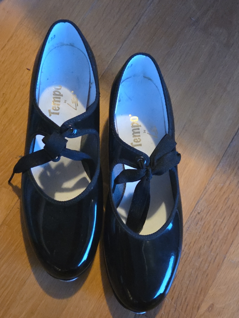 Tempo | Black Patent Mary Jane Tap Shoes